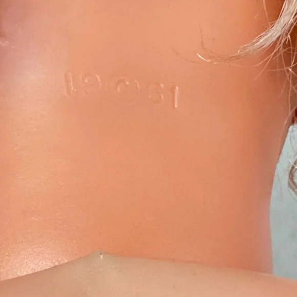 Reliable Walking Doll 30 inch Blonde Plastic Sleepy Eyes Vintage 1961 Canada - Picture 11 of 13